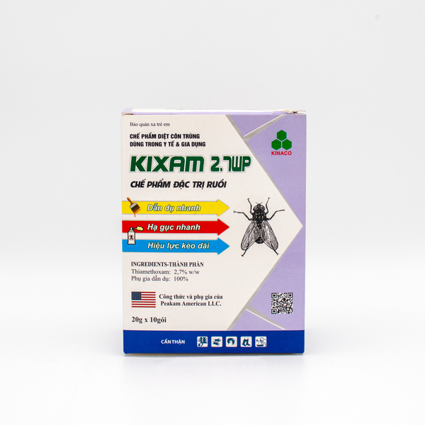 Hộp Kixam - Thuốc Diệt Côn Trùng Hải Phong - Công Ty TNHH Sản Xuất Và Thương Mại Dịch Vụ Hải Phong